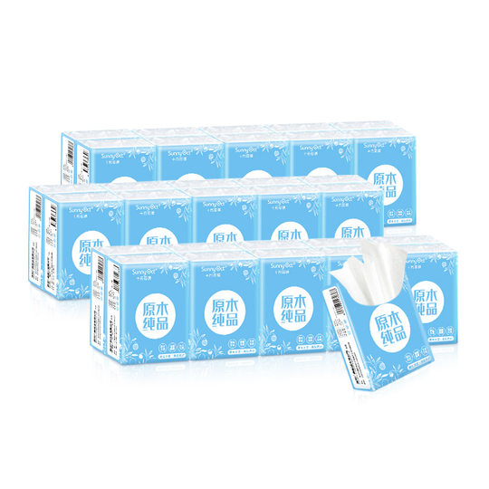 Handkerchief paper towel 3 layer spot 10 pack/paper towel small bag wholesale factory custom portable mini handkerchief paper