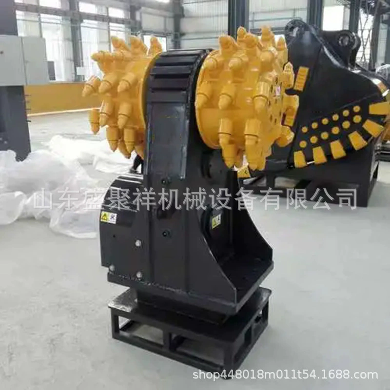 Большой экскаватор для дробления горных пород, машина для рытья траншей, фрезерная машина для горных работ, машина для бурения тоннелей.