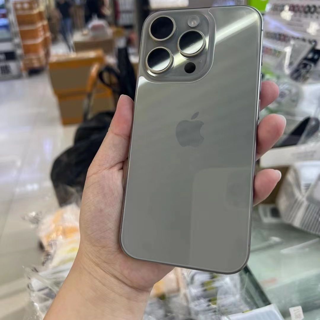 Adecuado para iPhone15Pro medio paquete película trasera película templada película protectora gran arco borde película trasera Apple 15 película de la contraportada