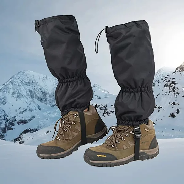 Outdoor Mountain Climbing Snow-proof Shoe Cover Hiking Desert Sand-proof Shoe Cover Riding Wind-proof Pants Cover Waterproof Bite-proof Snow Cover