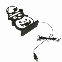 跨境tiktok新款创意led南瓜灯万圣节装饰灯氛围灯隧道灯小夜灯