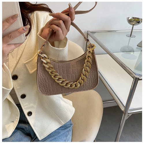 单肩包女百搭夏季新款包包百搭款女单肩包小众设计女包手提包pu