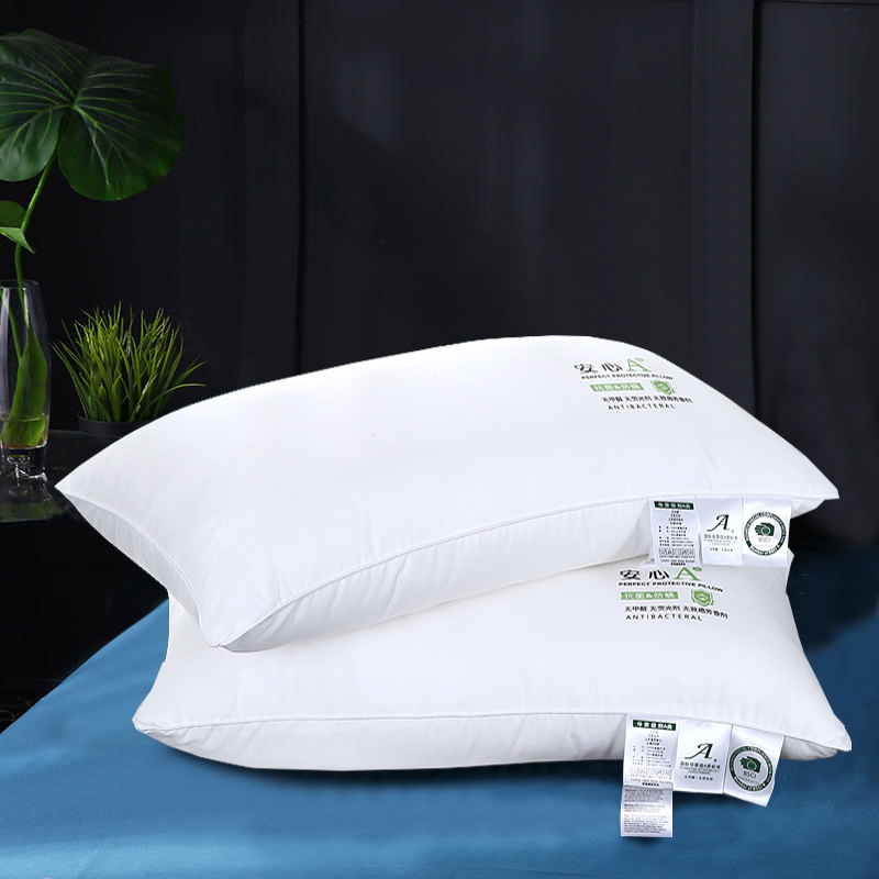 Una almohada mayorista para adultos, almohada para estudiantes individuales para hombres y mujeres, doble para hotel de cinco estrellas