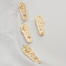14K�~����ɫ�Ƕ�ʯ�L�l�p�滨�y���������diy�ֹ��Ʒ僽�