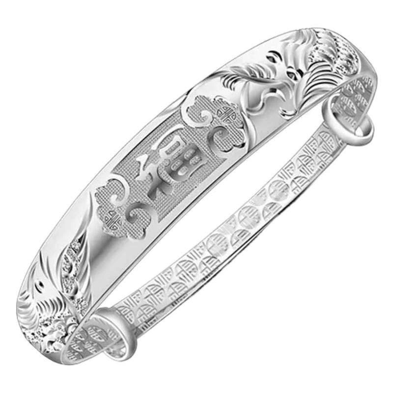 TikTok Женский посеребренный браслет на День Святого Валентина, Браслет-Гипсофила трех поколений для молодых друзей