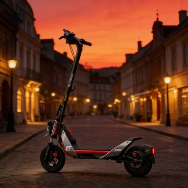 No. 9 ZT3 Pro Original Authentic Two-Wheel Electric Scooter, Foldable Adult Transport Vehicle
