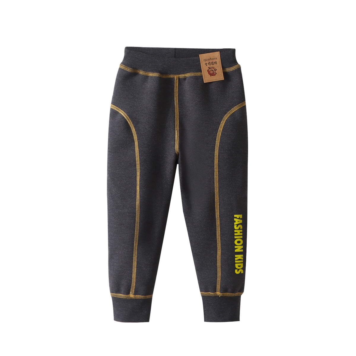 Pantalones de otoño para niños pantalones de calentamiento gruesos para niñas niños pantalones de algodón para estudiantes sin hueso de terciopelo leggings al por mayor