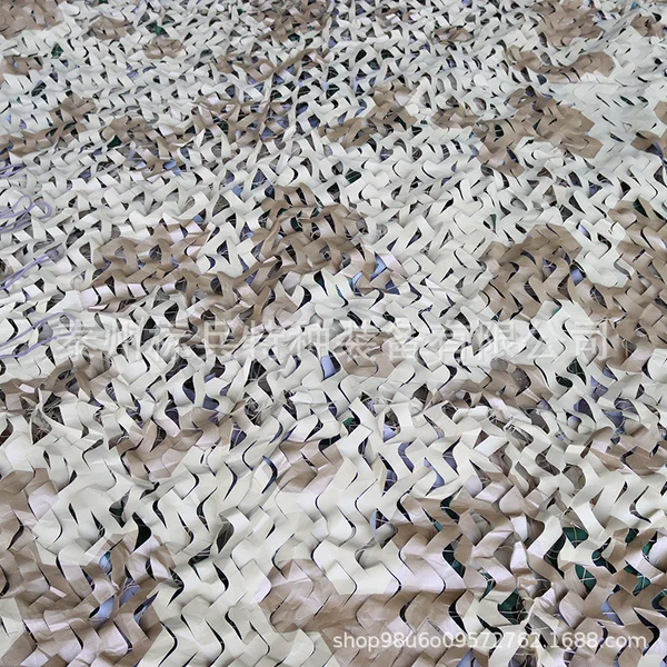 Anti-Satellite Aerial Photography Camouflage Net, Theme Decoration, Desert Camouflage Net, Lightweight High-Strength Aluminum-Coated Camouflage Net