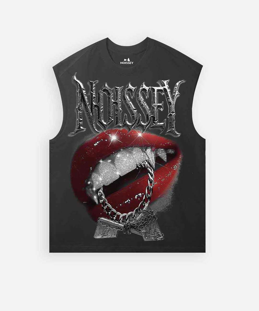 Other NOISSEY Tank Mouth Lips Graphic Black