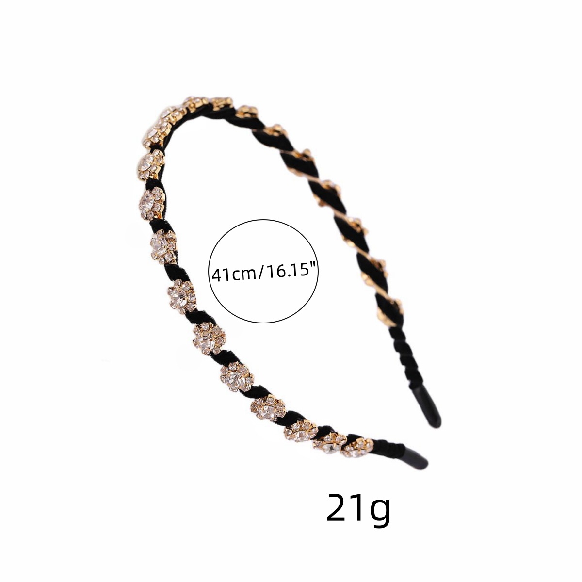 Estilo japonés y coreano elegante diadema accesorios para el cabello de moda de las nuevas mujeres sol flor envuelto diadema de franela brillante rhinestone tocado mujeres