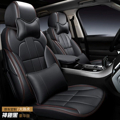 Modelə uyğun (Original) oturacaq örtükləri: Manufacturer Wholesale, Genuine Leather - mid-genuine-leather-mysterious-black-deluxe-edition-five-seats