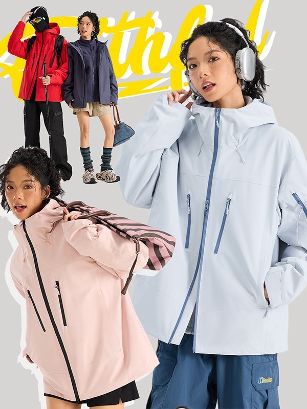 王者铠甲骆陀户外冲锋衣女三合一2025新款防水防风外套男登山服装|undefined