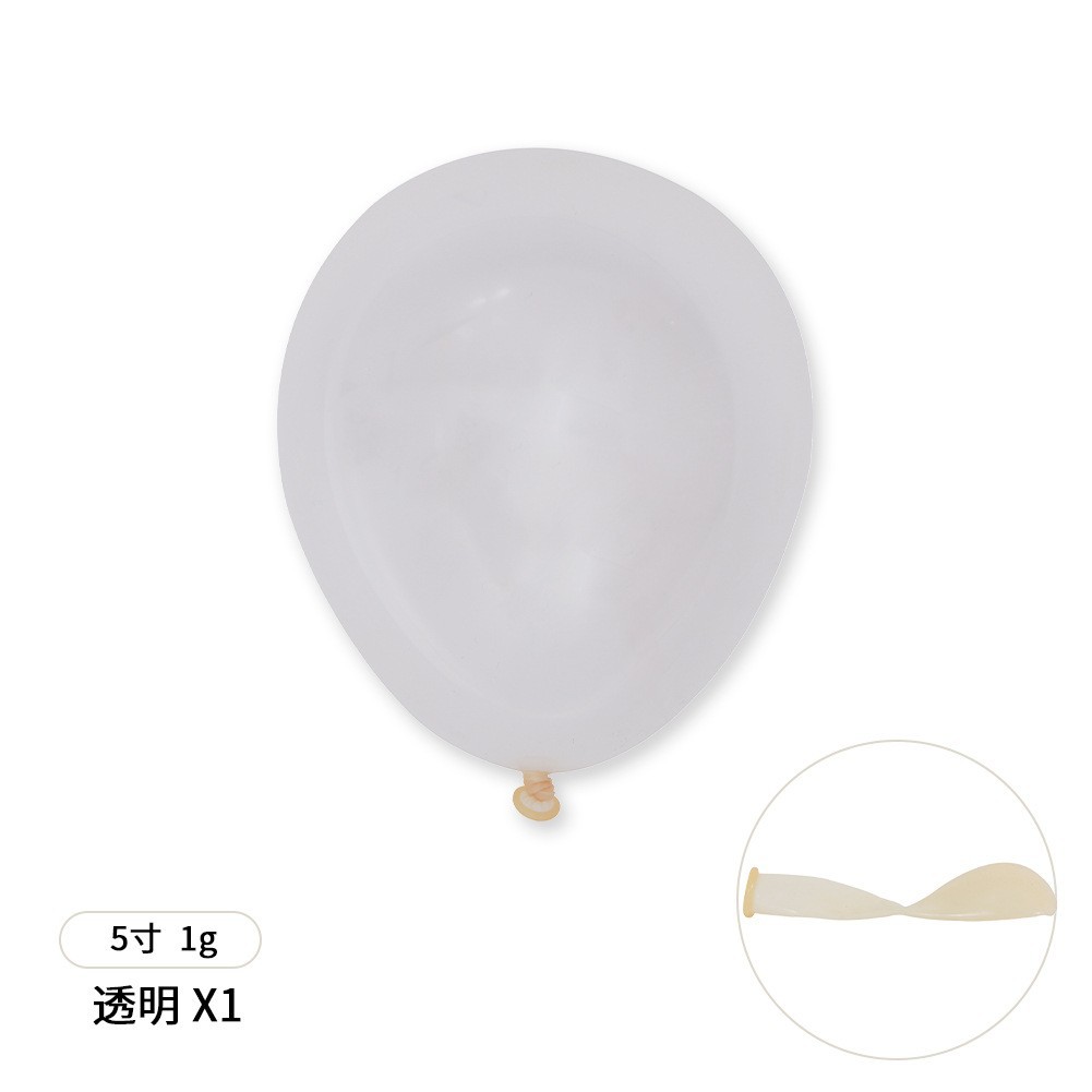 Round Matte 5-inch transparente 200/1 Pack