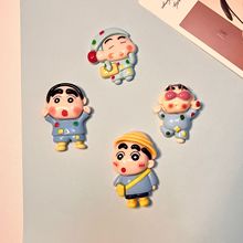 蜡笔小新树脂配件卡通手机壳洞洞鞋保温水杯 DIY贴饰品发夹冰箱贴