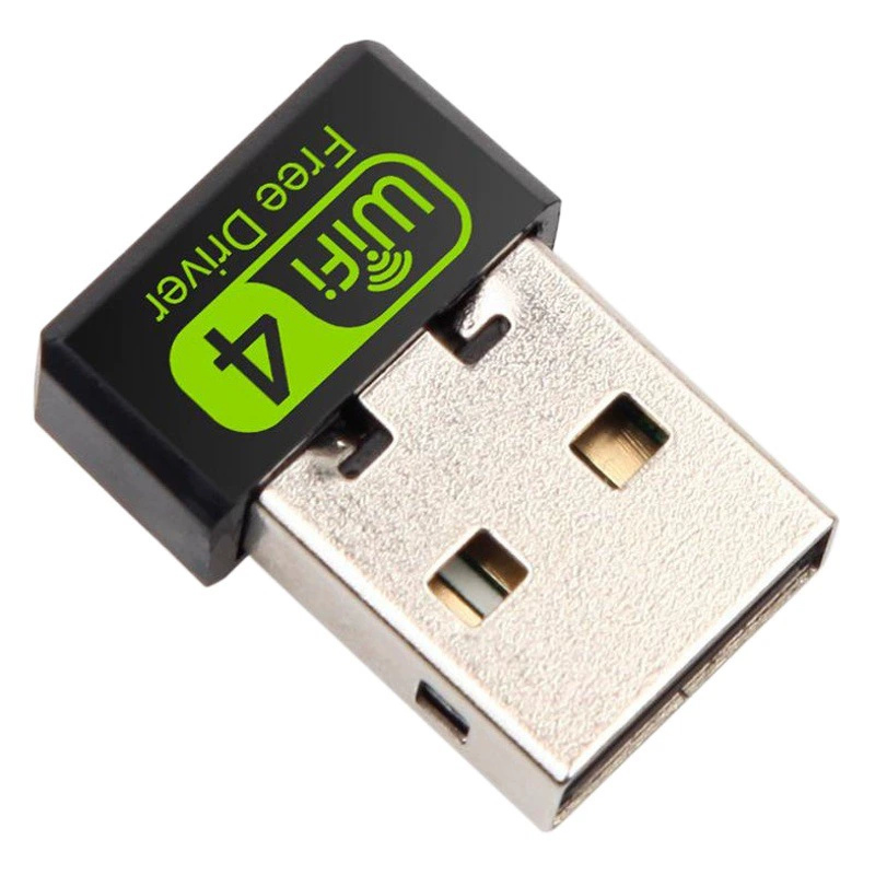 Беспроводная сетевая карта USB Wi-Fi для настольных ПК и ноутбуков, 150 Мбит/с, без драйверов
