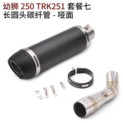 for young lion 250 TRK251: Motorcycle exhaust pipe - baby-lion-250-trk251-package-7