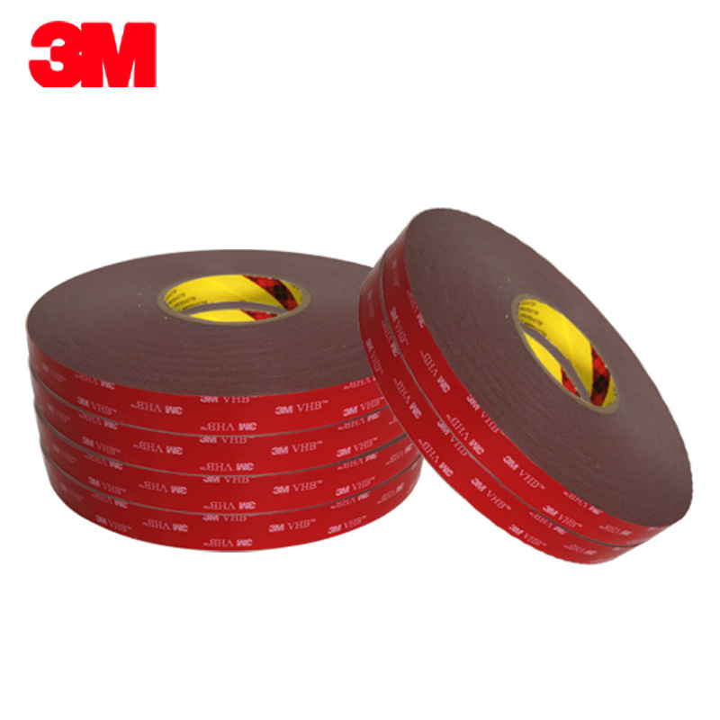 3M5604A泡棉双面胶泡沫胶无痕海棉亚克力车用防水粘接灰色/白色