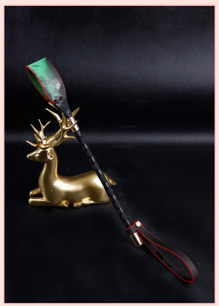 Temperature-Change Training Whip in PU Leather and Alloy for Adult Couples — detail image 30