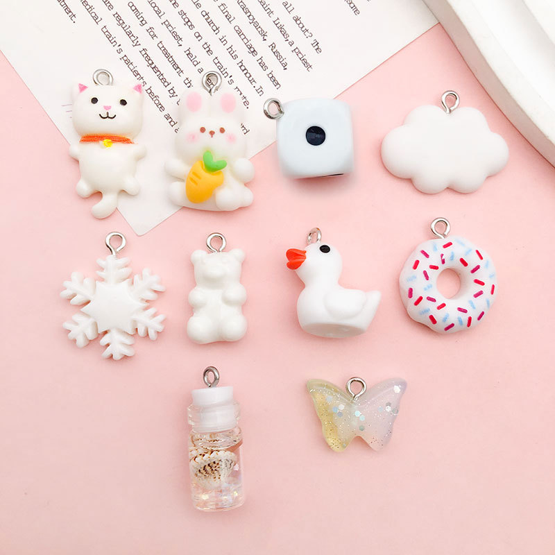 10 PCS/Package 10-30mm Alloy Animal Bear Candy Pendant display picture 8