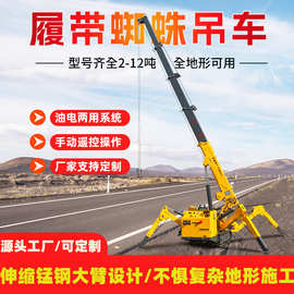无线遥控电梯作业蜘蛛吊 小型3吨5吨起重机高空作业蜘蛛吊车厂家