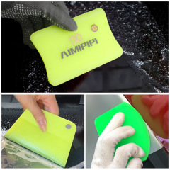 貼膜工具隱形車衣貼膜刮牛筋刮雙刃TPU貼膜刮板全磨凸面排水軟刮