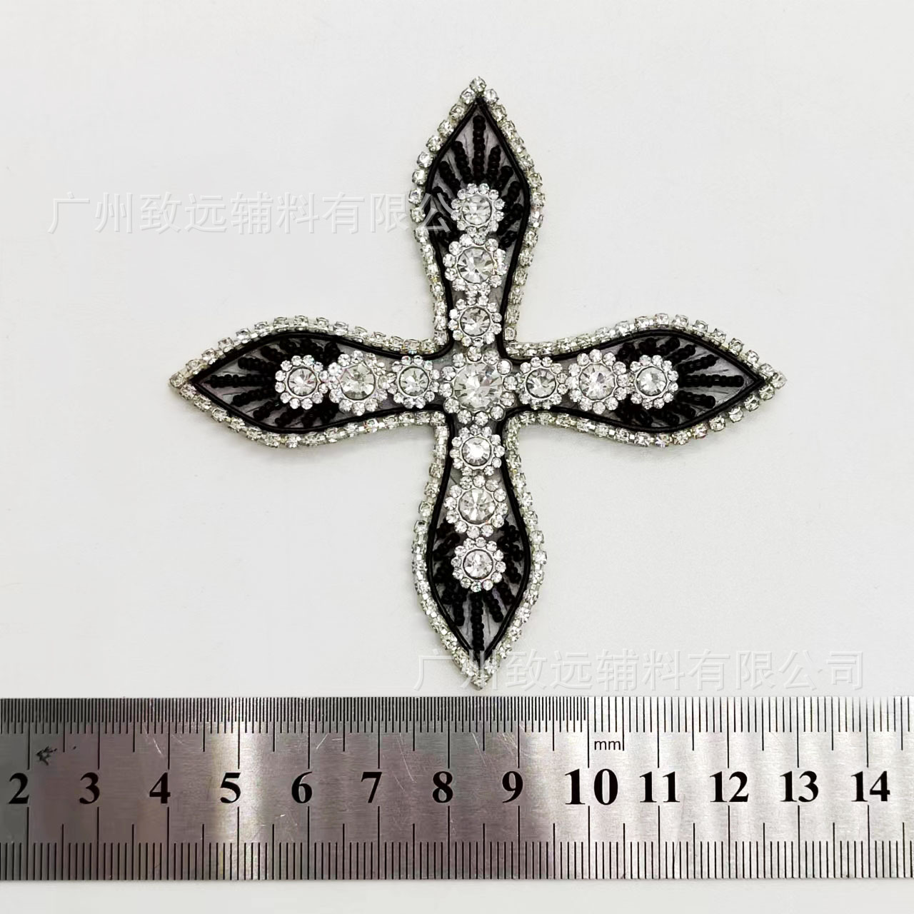 Nuevo producto transfronterizo: Parches de tela con pedrería y bordado de cruz para decoración de ropa, zapatos, sombreros y bolsos, materiales DIY, fabricante en stock. image 4