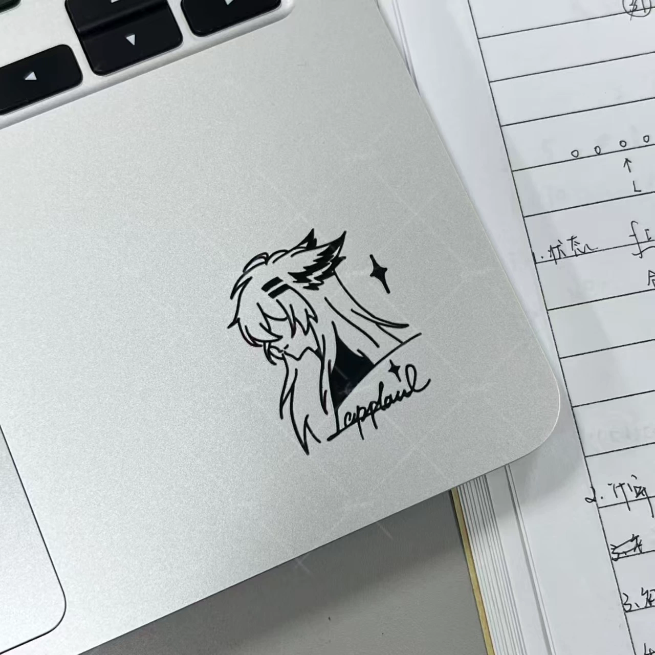 High quality laptop, mobile phone, sticker