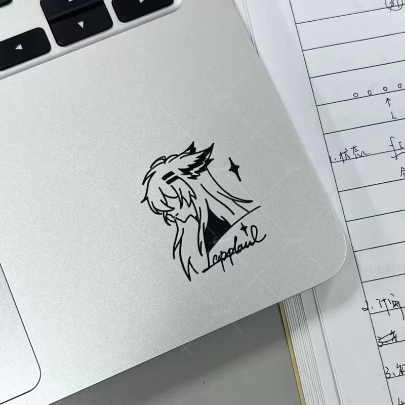 High quality laptop, mobile phone, sticker