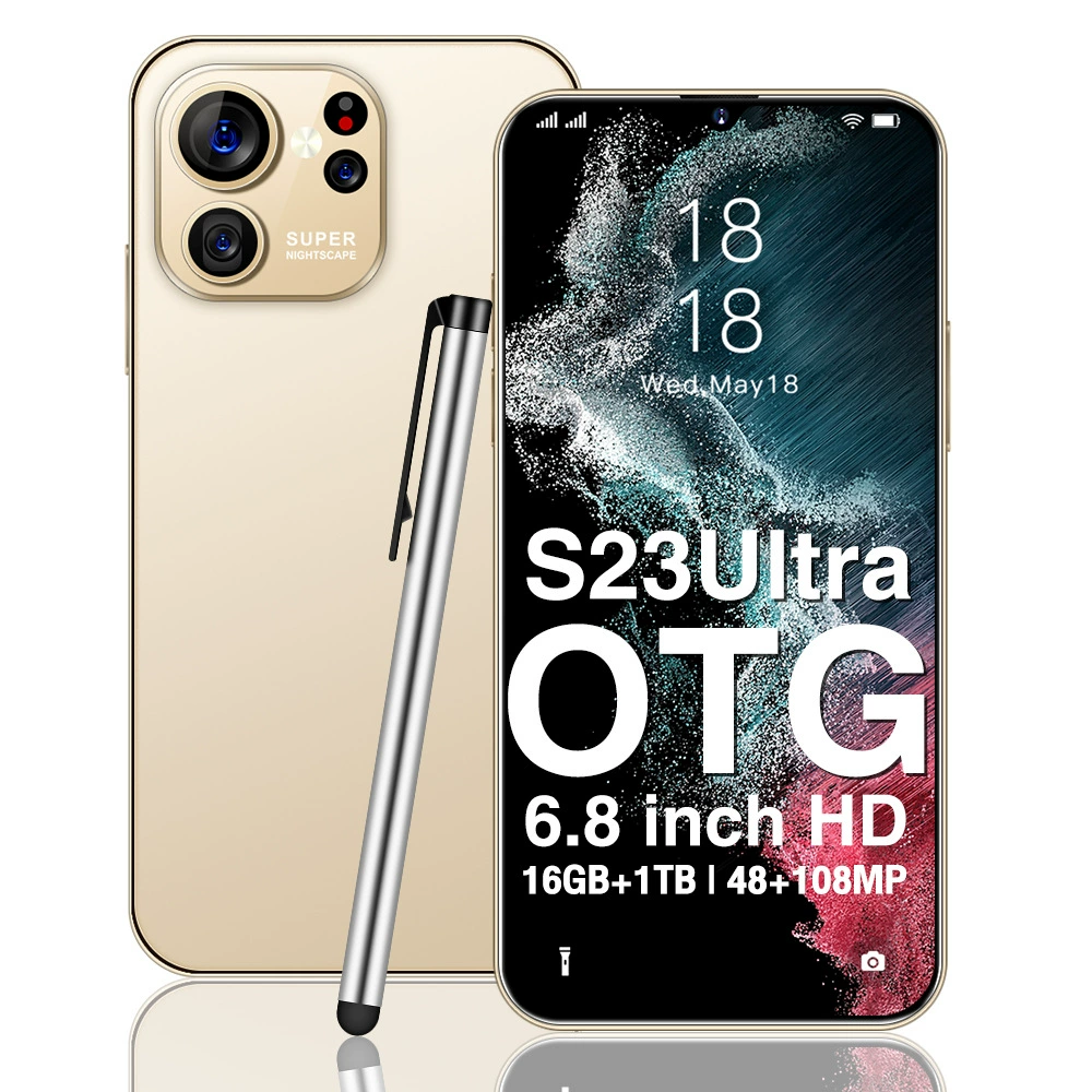 Смартфон S23 Ultra, 4G Android 10, 2 ГБ ОЗУ + 16 ГБ встроенной памяти, 6.3-дюймовый HD