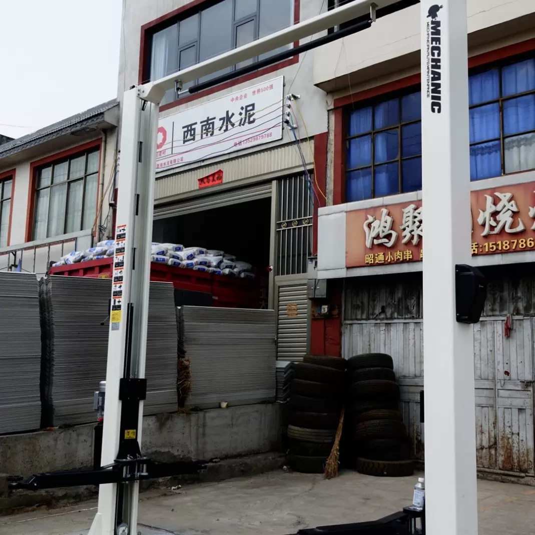 龙门举升机   手动单边解锁龙门举升机