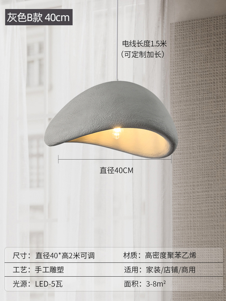 Wabi-Jifeng Candelabro Diseñador Cream Cafe Yuanbao B & B Restaurant