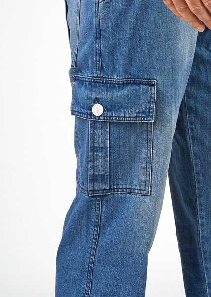 Fashionable denim tights