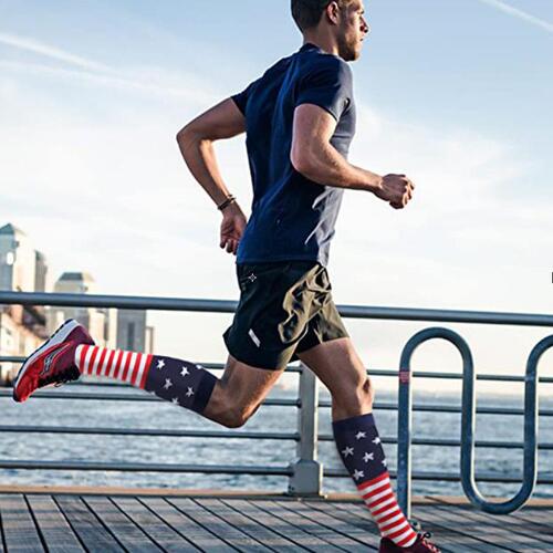 Cross-border hot selling outdoor sports compression socks for men and women cycling socks Amazon long compression socks elastic socks wholesale