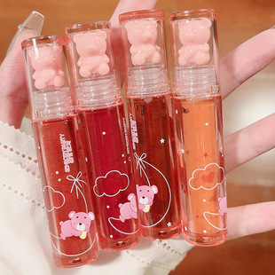 Sensory party Crystal frozen berry berry bear water gloss lip glaze mirror White Joker glass lip lipstick Cheap hair wholesale