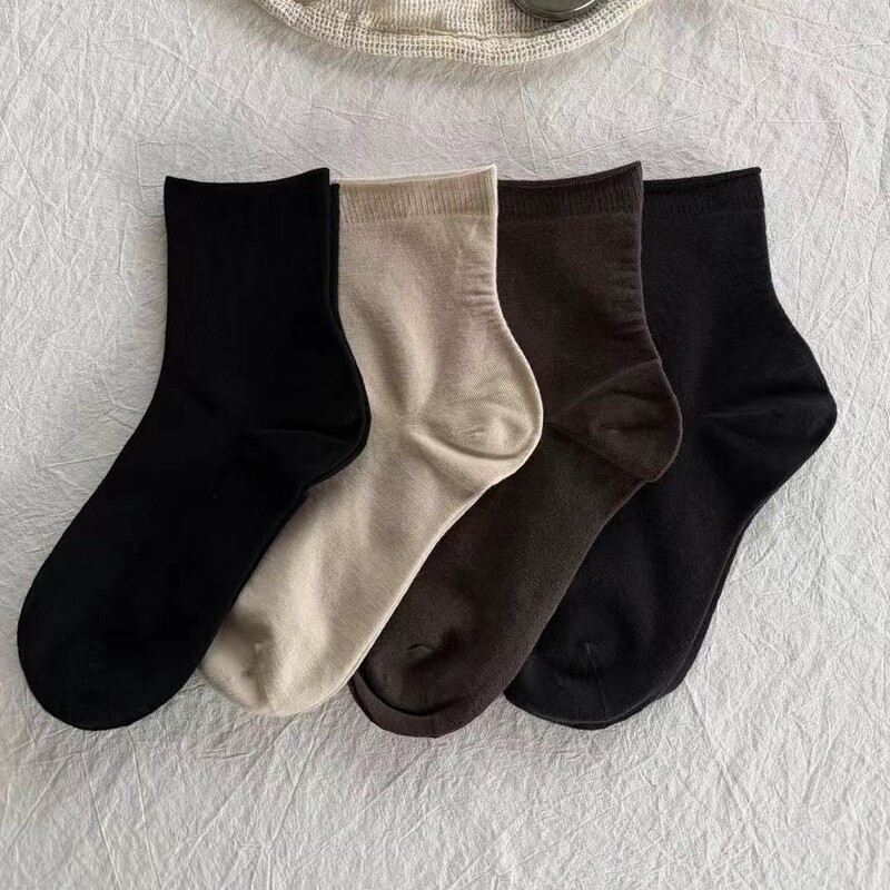 Korean New Autumn and Winter Warm Sdm2526 Ultra-Fine Australian Merino Wool Simple Casual Men and Women Same Style Trendy