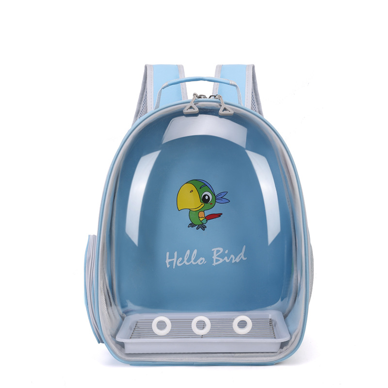Hola novia bolsa de pájaros bolsa de loros bolsa de hombro mochila porosa transpirable portátil máquina de almacenamiento de cenizas piel de tigre de xuanfeng