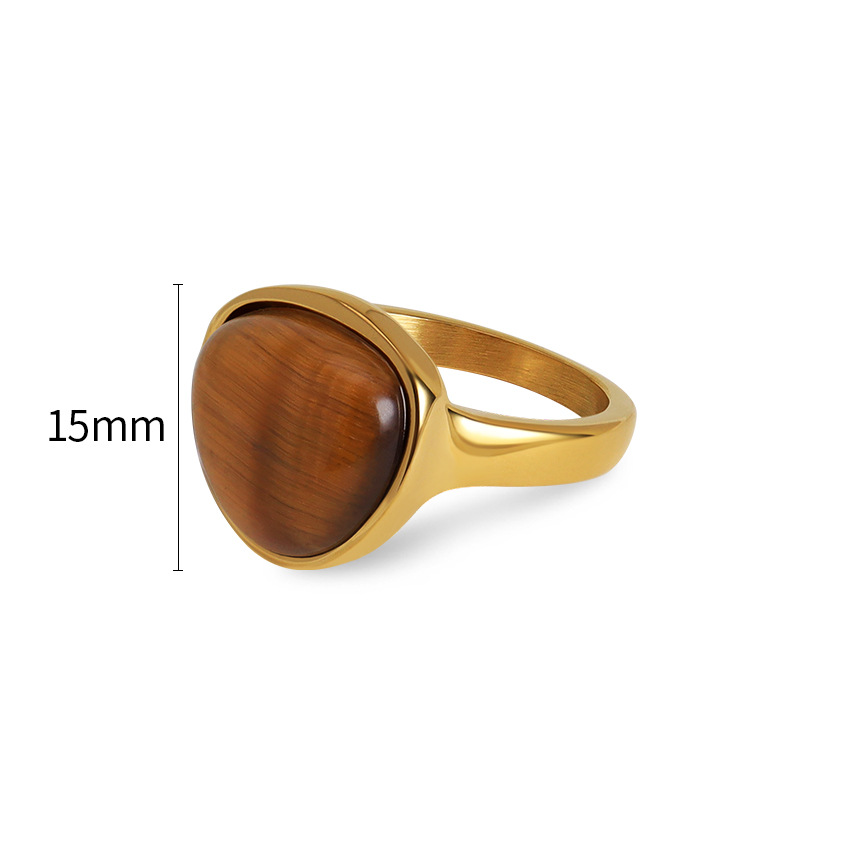 Round Pattern All Seasons Season Unisex Gender Shell Design Wholesale Jewelry Simple Style Round 304 Stainless Steel Shell Rings