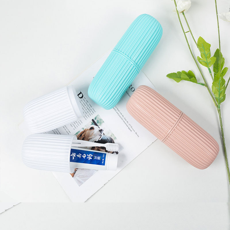 Japanese Portable Travel Toothbrush Box, Toothpaste Tooth Tube Toothbrush Storage Box, Mouthwash Cup Set
