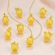 Vietnamese Sand Gold Twelve Zodiac Pendant Animal Year Dragon Pendant Simulated Gold Necklace Men and Women Birthday Gift