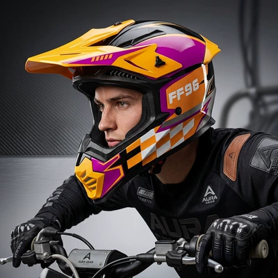 Helmet Full-Face Helmet for Men and – Motosiklet kaskı (dəbilqə)