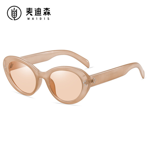 Jet 5040 Vintage Fashionable UV-Protective Retro Sunglasses for International Trade — Trendy Cat-Eye Glasses for EU & US Cross-Border Markets