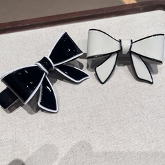 蝶結びシンプルヘアピン、万能プリンセスワンラインクリップ、蝶結びレディーススプリングクリップ、ポニーテールクリップヘアアクセサリー