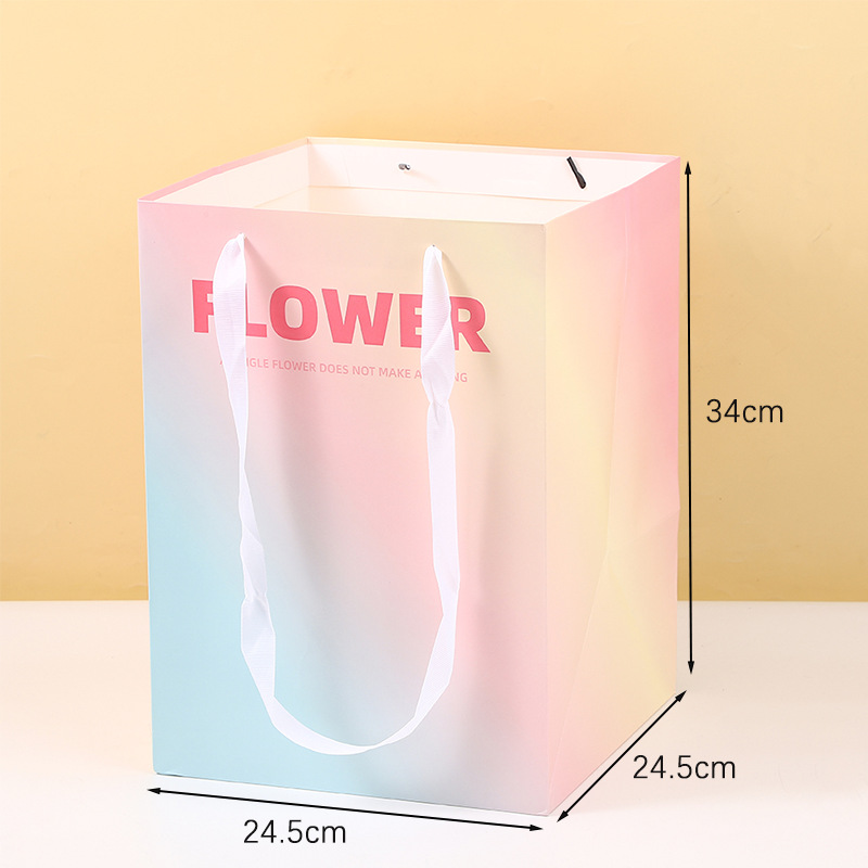 직사각형 무지개 컬러풀 23*23*33; 1개