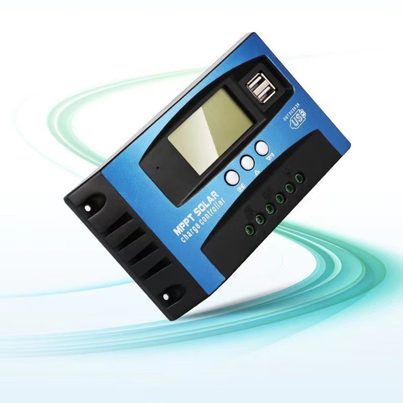 Controlador Solar de Energía Fotovoltaica para Comercio Exterior, 12V24V30A-100A, Pantalla LCD, Controlador Solar MPPT