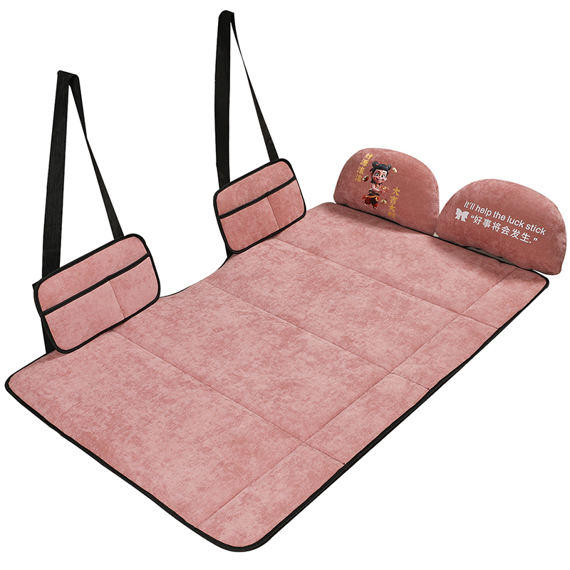 Car rear seat sleeping mat, foldable car bed for SUVs and sedans, suitable for children to sleep in the back seat of the car while traveling