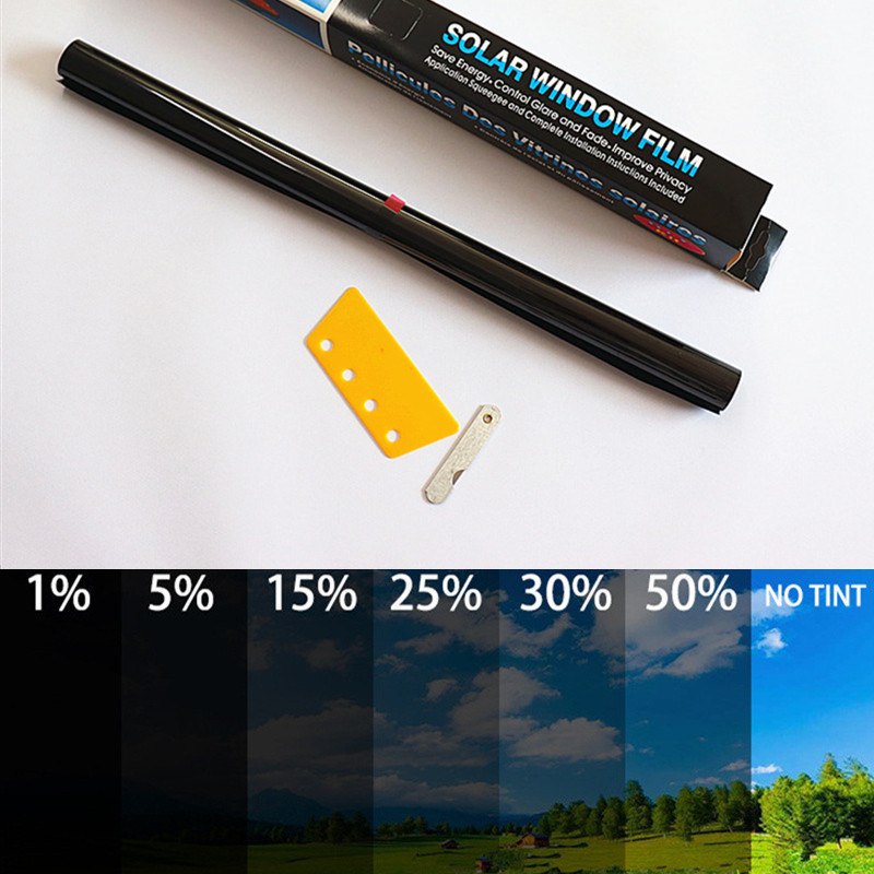 外贸75cm加厚抗磨VLT太阳膜 汽车玻璃隔热膜 防晒车窗遮阳膜详情图1