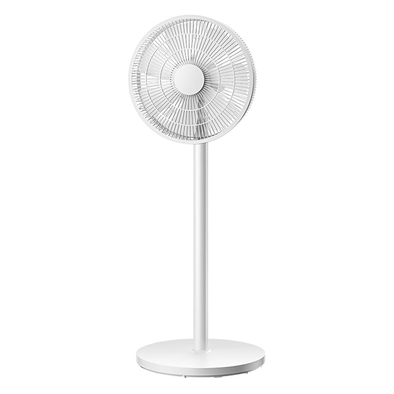 Ventilador eléctrico doméstico, plataforma y tierra, control remoto de tres velocidades, sincronización, suministro de aire de larga distancia de 8m, sonido ligero, ahorro de energía, ventilador de piso con cabeza de PP