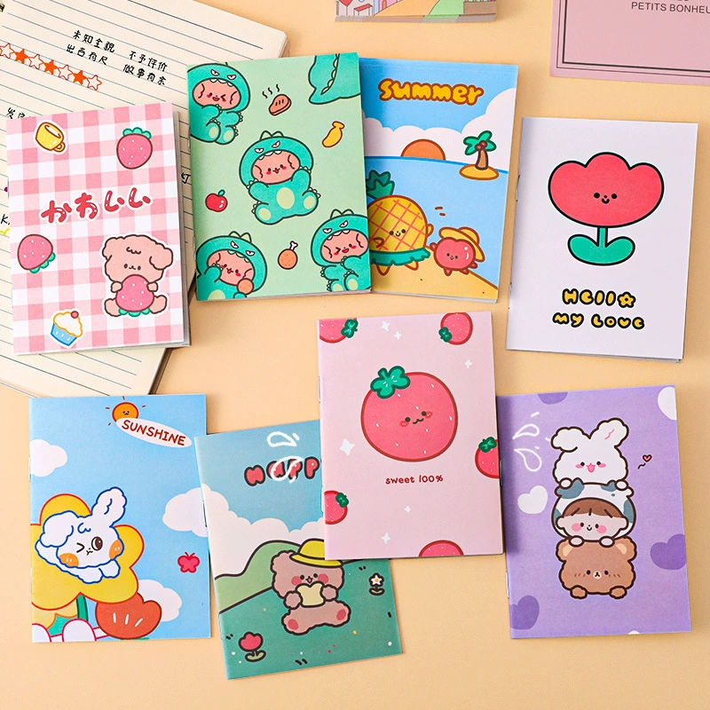 Stationery, cartoon book, fresh notebook for elementary school students, South Korea, wholesale, Birthday gift