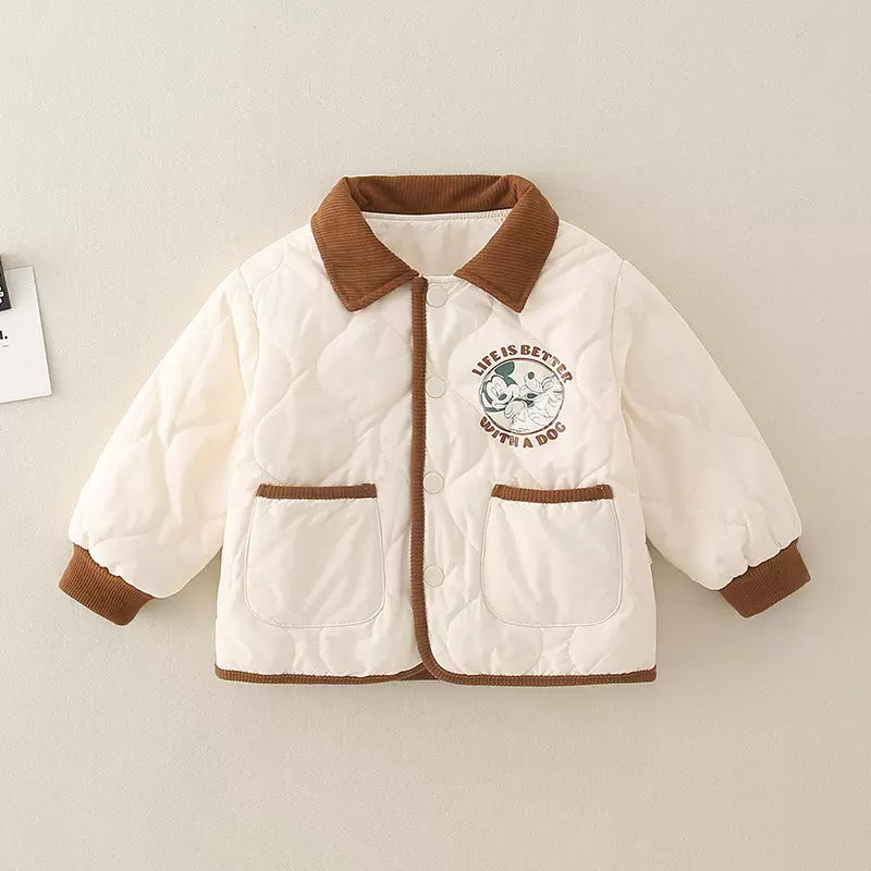 秋冬季新款新生儿上衣外套婴儿衣服宝宝加厚棉服保暖衣小童外出服