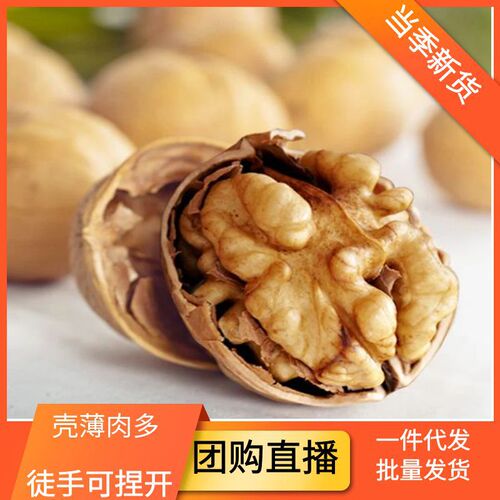 New cargo of Xinjiang paper shell walnuts, Aksu Sheng walnuts, 185 walnut dried fruit, Xinjiang specialty, thin shell walnuts